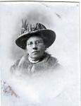 Enclosed in frame with picture of David Yair's sister